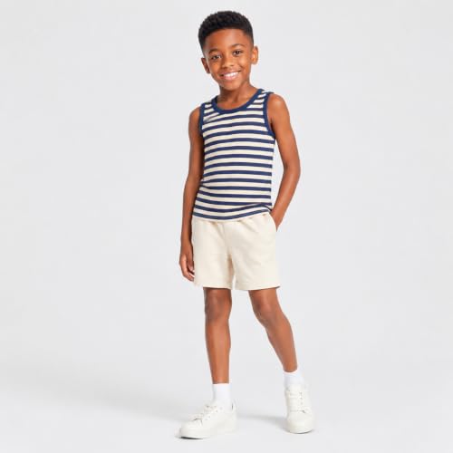 Image of Mud Kingdom Boys Girls T-Shirts Rainbow Stripe Cotton Unisex Top