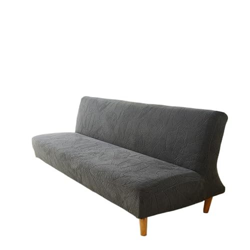 Housse de canapé sans accoudoir jacquard extensible