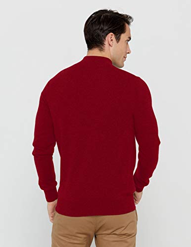 State Cashmere Men's Half Zip Mock Neck Pullover 100% Pure Cashmere Polo Neck Sweater - Image 4
