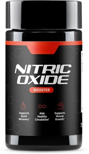 Auxiliar para potenciar el óxido nítrico – Ayuda con la energía, la salud cardíaca, el crecimiento muscular y la circulación – 60 unidades
