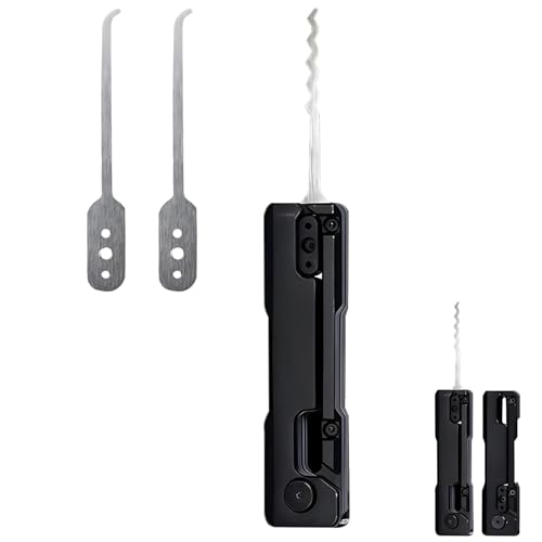 Lock Picking Tool Set, Professional Lockpicking Set, compacto y portátil, ideal para la escuela gimnasio taquilla, caja de herramientas, almacenamiento de cerrojos, ideal para entusiastas de