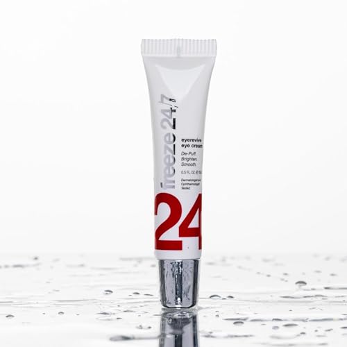 Freeze 24/7 EyeRevive Eye Cream - Depuffing & Illuminating Formula with Caffeine, Seaweed,...