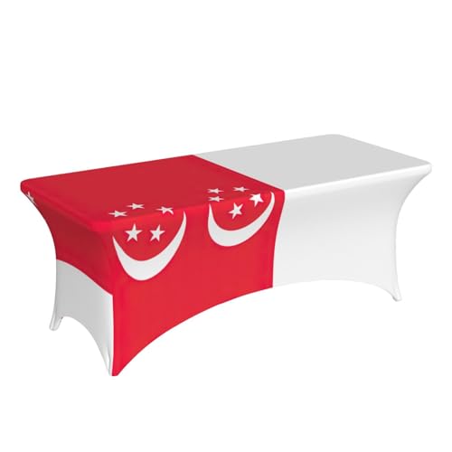 Housse de table Singapour extensible élasthanne infroissable