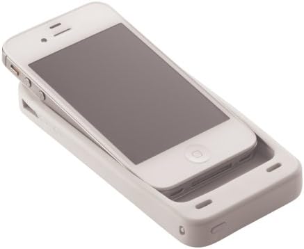 Energizer PP-IP4SW iPhone 4S and iPhone 4 Charging Case - 1 Pack - Retail Packaging - White