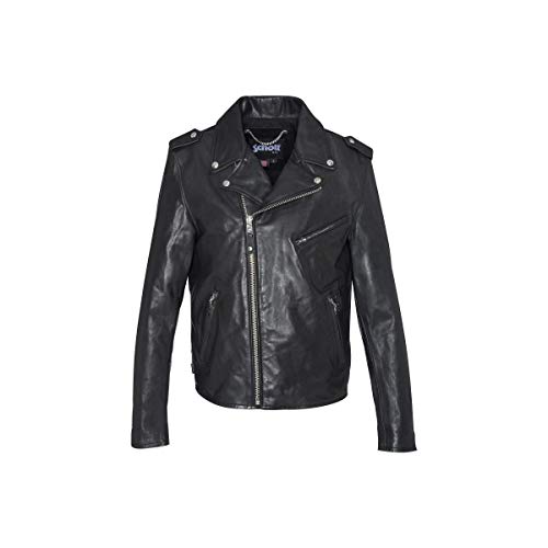 Schott Nyc Lc1140icon Giacca, Nero (Black X Black