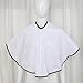 UUYYEO 3 Pcs Makeup Capes Bibs Short Beauty Salon Smocks Hair Dye Capes Hair Salon Shorty Cape Beard Trim Apron Blow Out Cape for Hairdresser Artist Clients