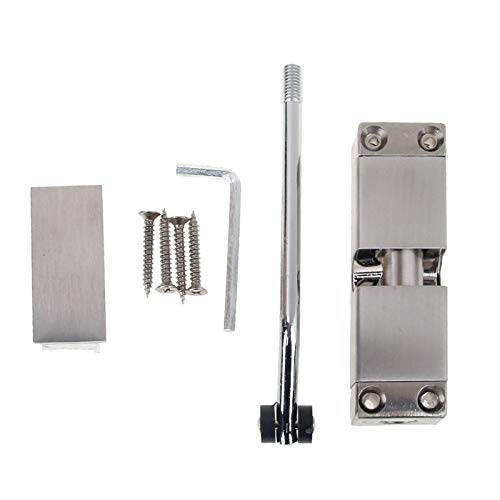 Ferme-porte, ferme-porte automatique, ferme-porte à ressort monté automatiquement, en acier inoxydable, Surface réglable, porte à fermeture automatique