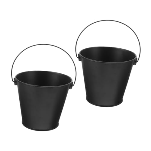 SHINEOFI Cubo De Goteo para Barbacoa De Metal 2 Piezas Multifuncional 5.6x5.6x4 Cm Adecuado para Uso Al Aire Libre y Camping