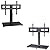 PERLESMITH Swivel Universal TV Stand PSTVS21&PSTVS02