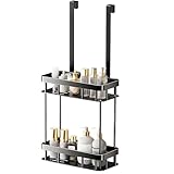 Rangement pratique pour la salle de bain : l'étagère de douche est suffisante pour répondre à nos besoins quotidiens de rangement de douche, et peut ranger soigneusement le gel douche, le savon, les boules de bain, le shampooing et d'autres éléments essentiels de douche dans notre panier de salle de bain, apportant une expérience de douche confortable, rendant la salle de bain encore plus rangée.
