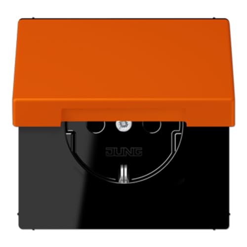 Prise avec couvercle rabattable LC4320S encastrable JUNG LC1521BFKIKL260