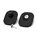 1000 Checkpoint Security Compatible Rf 8.2Mhz Mini Tag Black W/Pin EAS Antitheft