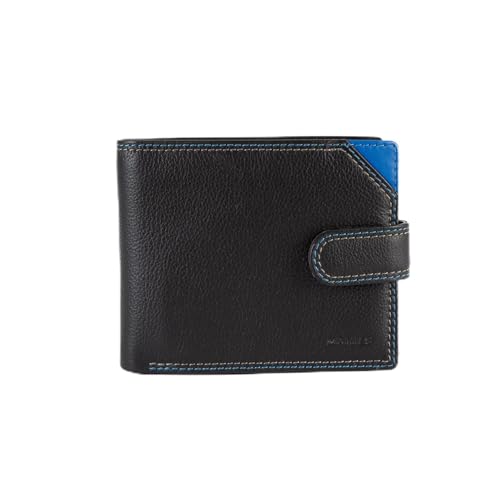 Portefeuille marron Hudson de Matties en cuir élégant de dimensions 11.5 x 9.5 cm