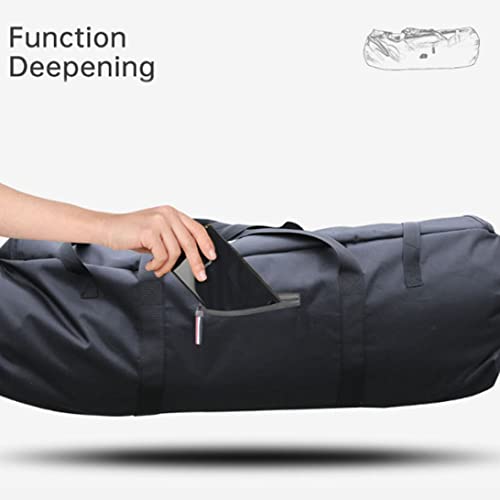 Bolsa para tienda de campaña impermeable - bolsa de almacenamiento con cremallera, asas, carga pesada de 20KG, plegable, anti-robo para camping miniatura 7
