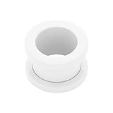 simatic ipc127e ✔ Highlight: Weißer Stahl Flesh Tunnel von Supernova Concept - wählbar von 1,2 bis 20mm