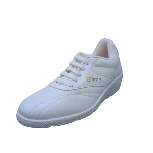 Zapatilla Deportiva Aerobic para Mujer, cuña de 4 cm (Blanco, Sistema Tallas Calzado EU, Adulto, Números, Estrecho, 41)