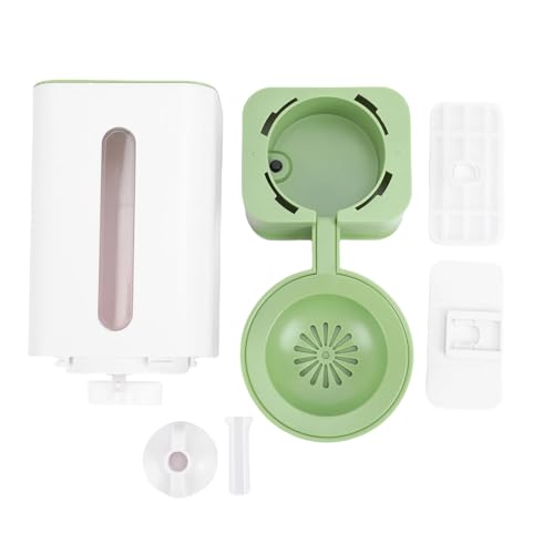 Fuente automática de agua para mascotas 1.5L verde miniatura 5