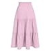 Girls Maxi Skirts High Waist Boho Floral Flare Hem Dress Summer Fashion Loose Fit Cute Holiday Skirt for Kids Size 10-12 Pink