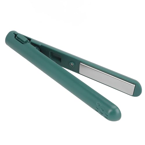 Plancha para el cabello Naroote, plancha alisadora portátil para cabello y flequillo, calentamiento uniforme y temperatura constante (Verde) miniatura 3
