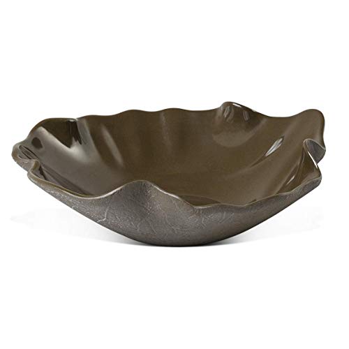 Saladeira Funda Lotus, 33 x 30 x 9,7 cm, tabaco Haus Concept