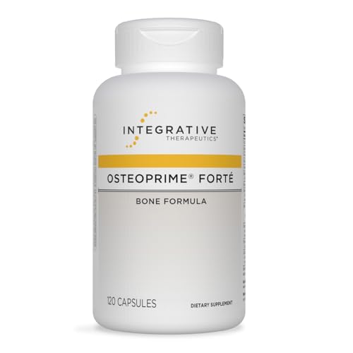 Integrative Therapeutics Osteoprime Forte - Calcium Supplement for Bone Health Support* - Nutritional Supplement for Musculoskeletal Support* - Dairy-Free & Gluten-Free - 120 Capsules (30 Servings)