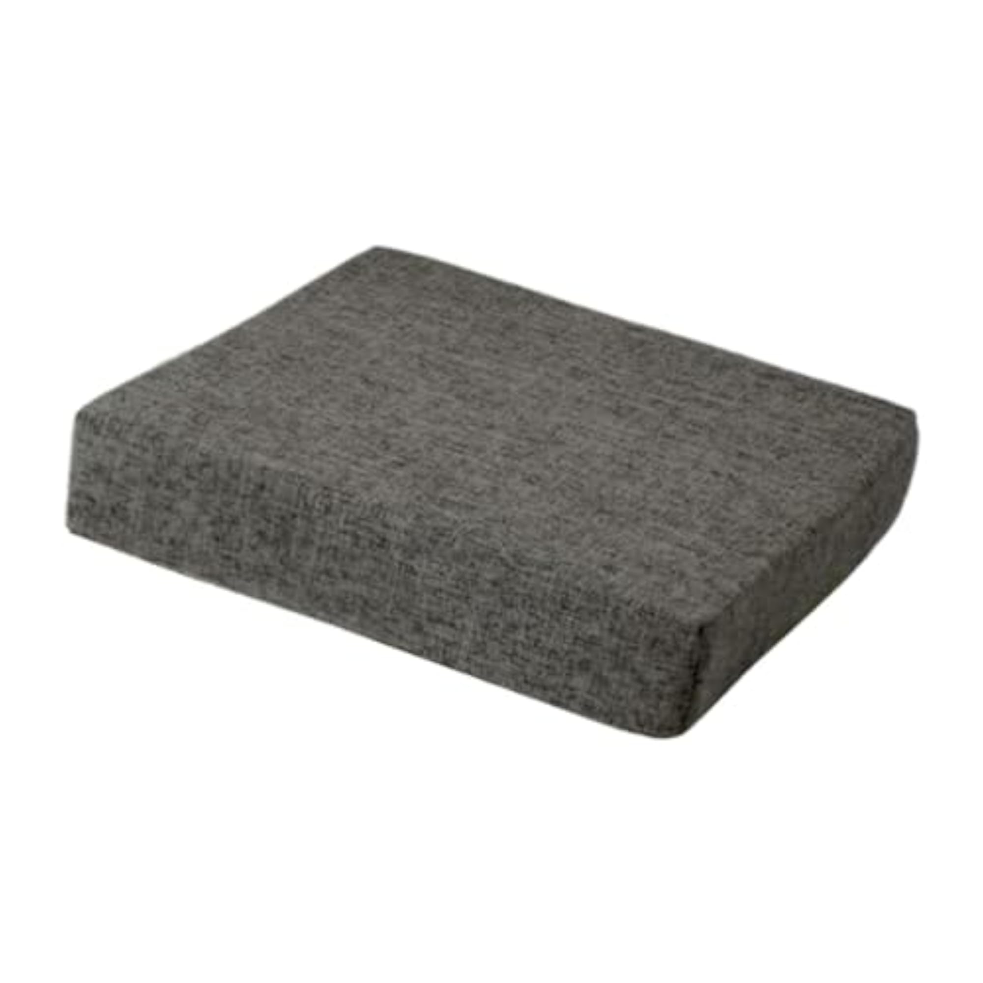 Square Sponge Chair Pad, Dark Gray