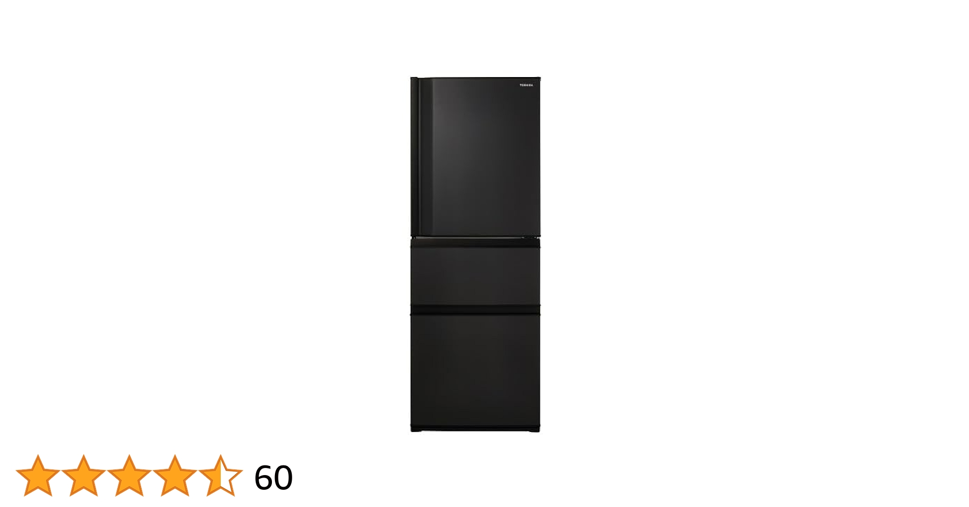 Amazon | 東芝 冷蔵庫 幅60.0㎝ 326L GR-W33SC(KZ) 3ドア 右開き