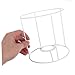 DOITOOL Lampshade Holder Frame Ring Versatile Diy Ceiling Light Frame for Desk and Pendant Lamps Chic Design for Home Decor Easy Assembly Industrial Style
