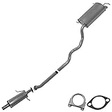 Northeastern Exhaust Resonator Pipe Muffler Exhaust System Kit fits: 2001-2006 Hyundai Santa Fe 2.7L