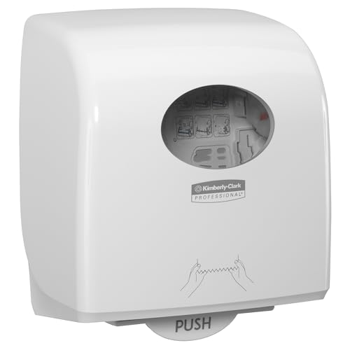 Dispensador Slimroll AQUARIUS* blanco de 25 cm para toallas de papel compactas 5
