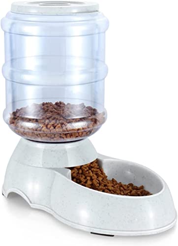 Evona Automatic Pet Feeder Food Dispenser Large Capacity Self-Dispensing Gravity Pet Feeder Cat Dog Feeding Bowl Pet Supplies