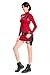 Verycos Women Cosplay Dress Outfit Holster High Neck Costume Slim Fit Knitted Sweater Skirt Halloween
