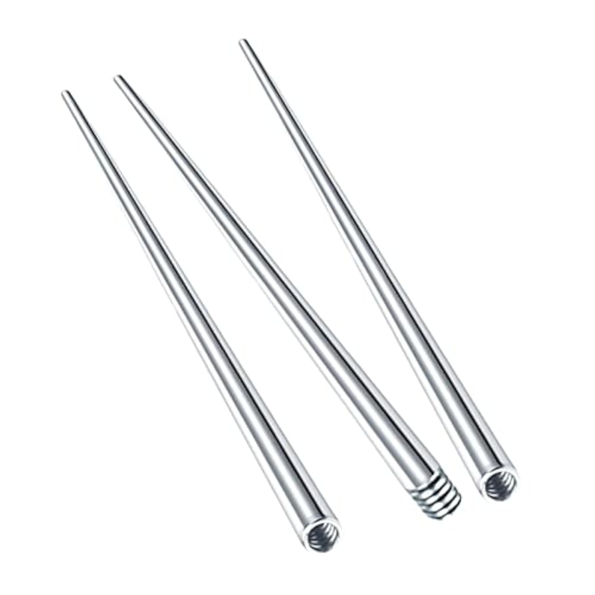 Stainless Steel Threaded Taper Piercing Tool for Ears