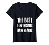 Photo Gallery donna the best electricians have beards divertente elettricista citazione maglietta con collo a v Photo Gallery donna the best electricians have beards divertente elettricista citazione maglietta con collo a v