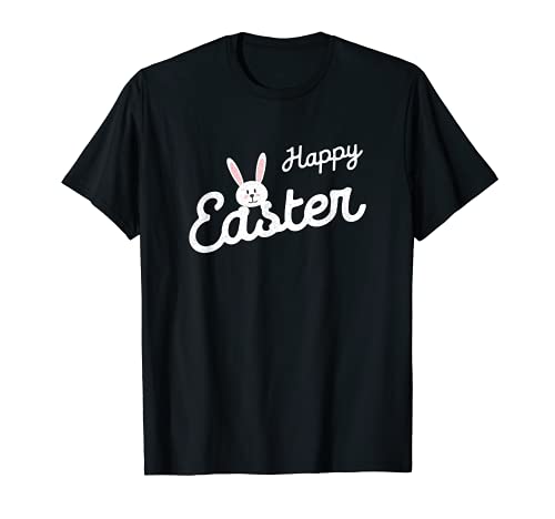 Funny Happy Easter Egg Hunting Cute Bunny Design Rabbit Camiseta