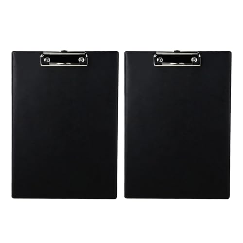 Tablette d'écriture A4 rigide en carton pince UKCOCO lot de 2