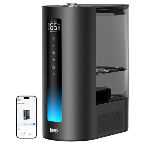 Dreo 6L Smart Humidifier with Warm and Cool Mist Cover