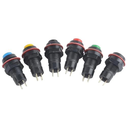 Interruptor DS-211 con autobloqueo de 10mm en color negro para bricos 4
