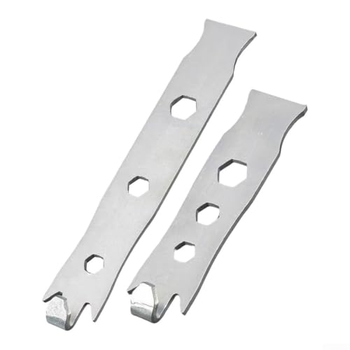 Juego de 2 herramientas de bobinado de alambre de acero inoxidable para agrupar eficazmente en tu jardín (2 piezas grandes)