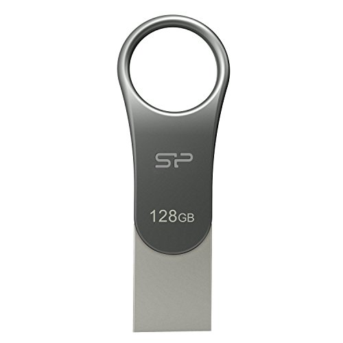 Image of Silicon Power 128GB Type C & Type A Dual USB 3.0 /3.2 Gen 1 Dual Flash Drive, Mobile C80