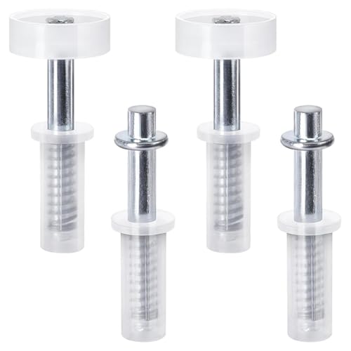 Durable 8pcs Bi-Fold Door Guide Wheel and Top Pivot Hardware Closet Repair Kit miniatura 1