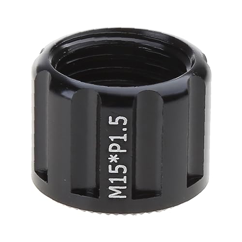 NUEAYMS Bicycles Thru Axles Nut M12M15 Thread Axles Nut Bike Hubs Tube Shaft Skewer Cap for Front and Rear Bike Wheel Easy Use Bike Fork Quick Release Nut M15 Thread Axles Nut