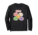 Photo Gallery "mochi" kawaii carino cibo giapponese carattere maglia a manica Photo Gallery "mochi" kawaii carino cibo giapponese carattere maglia a manica
