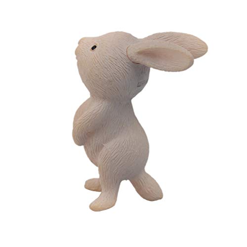 Yeooyoor Qtfhr 7 Pcs Cute Rabbit Animal Figurine Crafts Diy Miniature Garden Miniature House Home Decoration (Gray) #TOP5