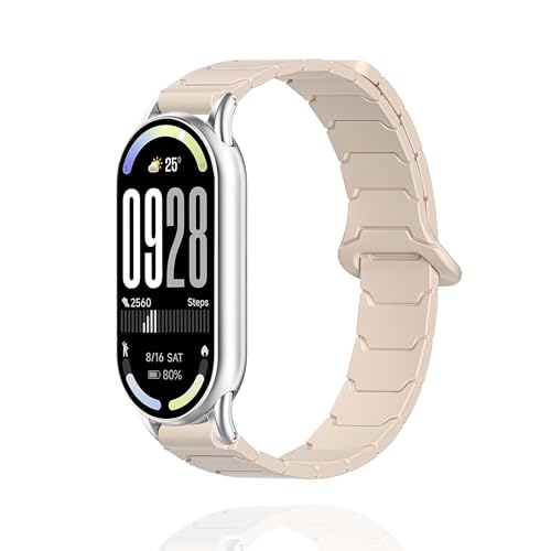 [AnnTec] For Xiaomi Smart Band 10 / 9 / 8 �����x���g �o���h �R���p�`�u�� �V���I�~ �X�}�[�g�o���h 10 / 9 / 8 �ւ��x���g �V���R���� �}�O�l�b�g �N���X�v �ʋC�� �_�炩�� ���߉\ ��t�ȒP �j����