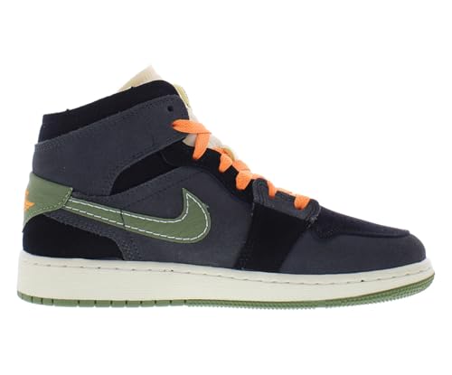Image of Nike Youth Air Jordan 1 Mid Se GS Electro Orange