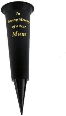 2 x Special Mum Verse Graveside Memorial Vases Grave Spiked Flower Vase