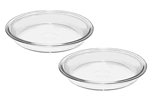 Anchor Hocking 67301L11 Glass Pie Dish, 2 Pack #TOP11