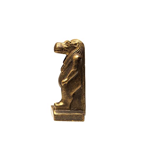 Estatua Taweret Diosa Egipcia de Bronce Animal miniatura 4