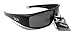 Locs - Flat Top Wrap OG Gangsta Hardcore Locs Sunglasses (Matte Black), unisex-adult
